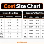 Coat Size Chart
