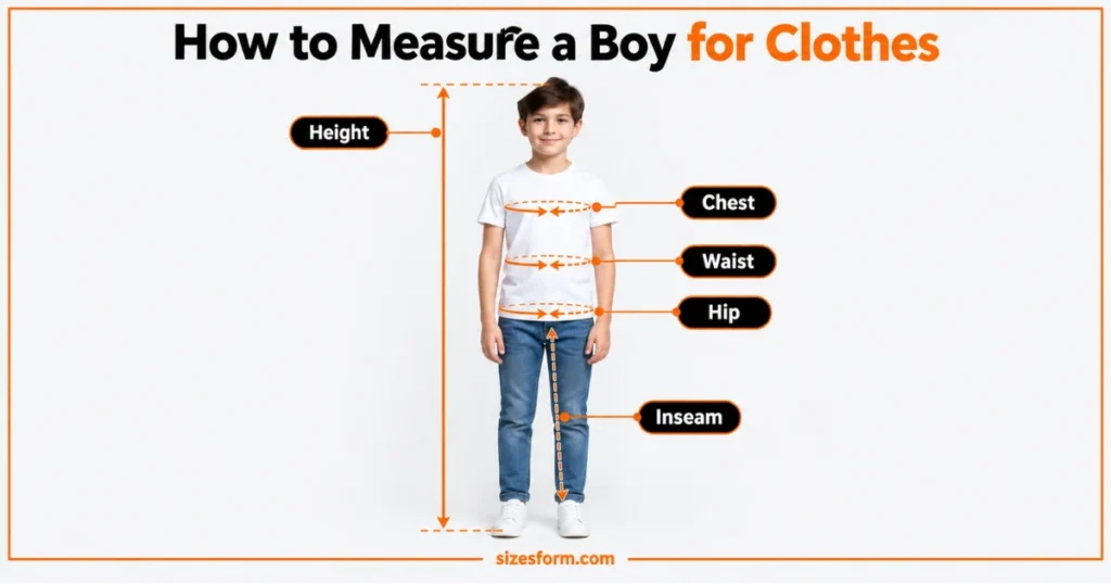 How to Measure a Boy for Clothes