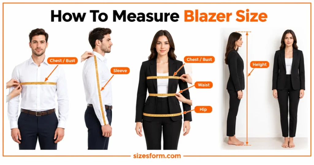 How To Measure Blazer Size