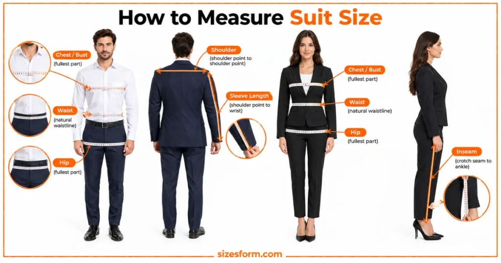 How to Measure Suit size