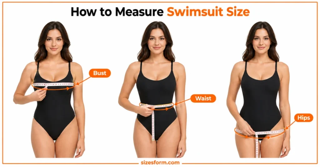 How to Measure Swimsuit Size