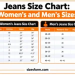 Jeans Size Chart