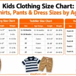 Kids Clothing Size Chart: Shirts, Pants & Dress Sizes by Age Kids Clothing Size Chart