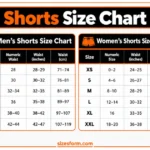 Shorts Size Chart
