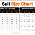 Suit Size Chart