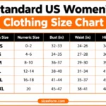 Women's Clothing Size Chart: Bust, Waist & Hip Women's Clothing Size Chart