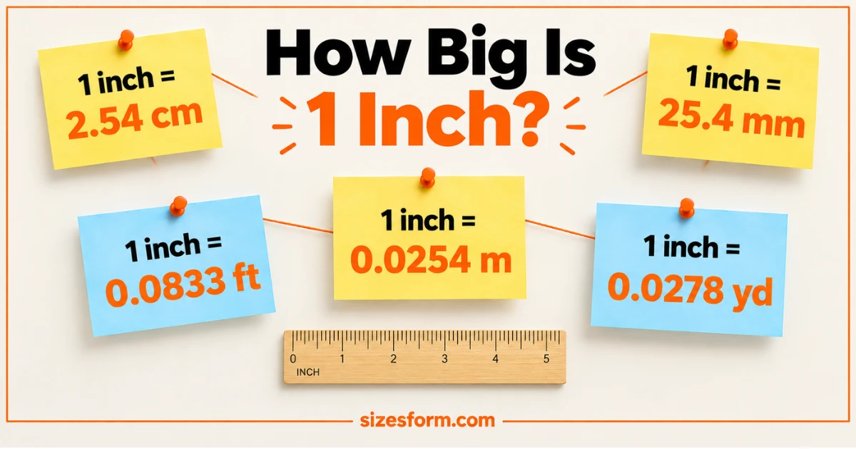 How Big Is 1 Inch
