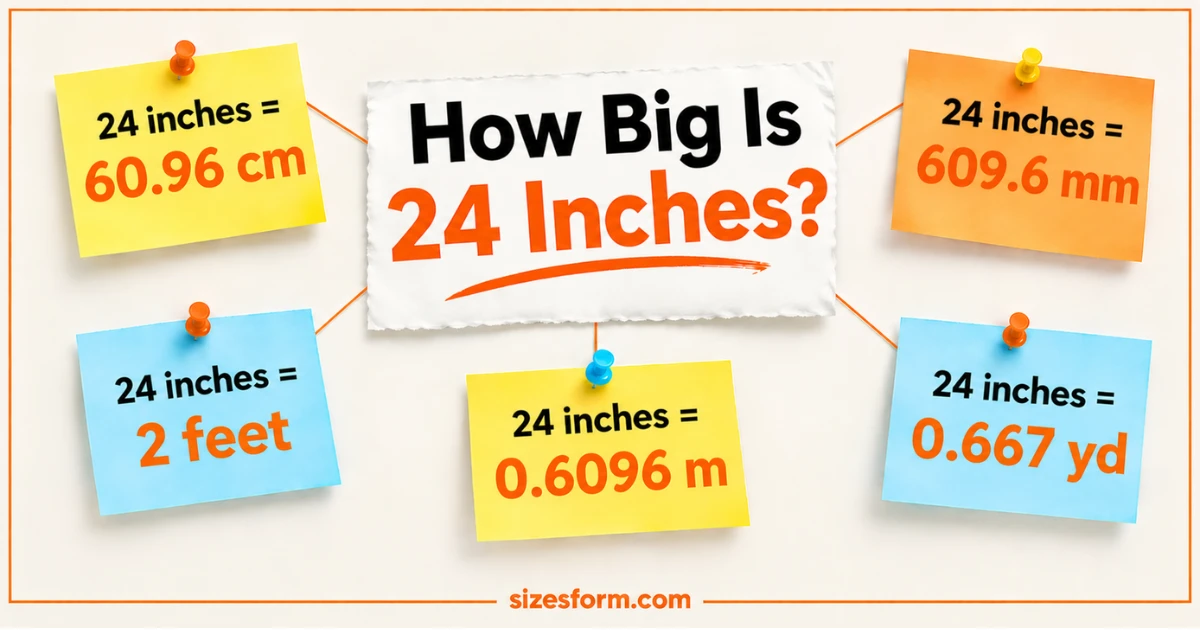How Big Is 24 Inches