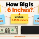 How Big Is 6 Inches