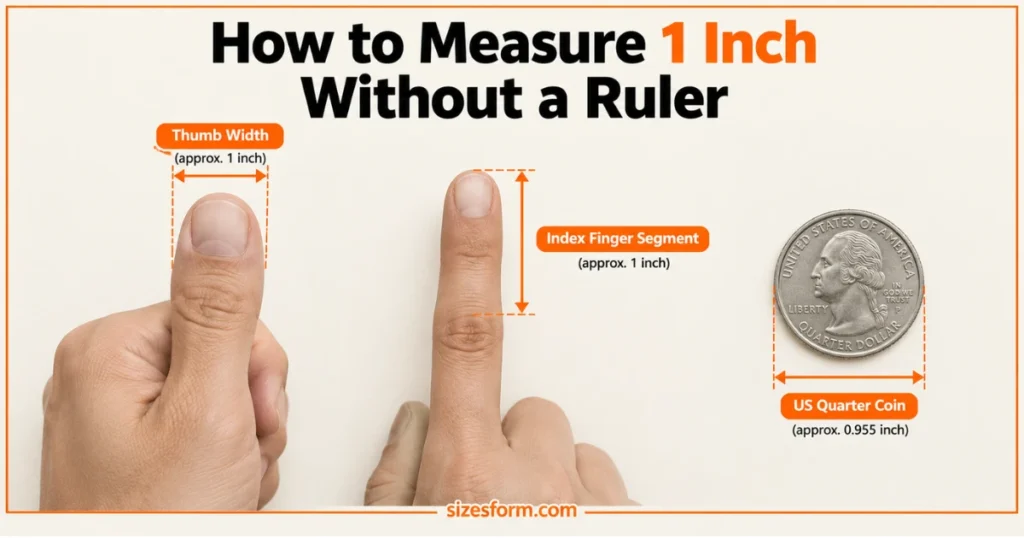 How to Measure 1 Inch Without a Ruler