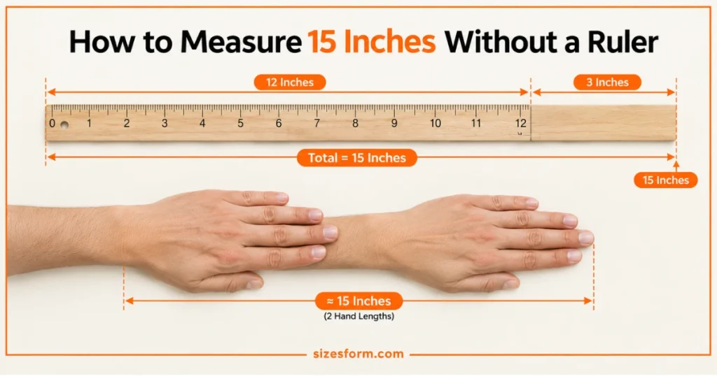 How to Measure 15 Inches Without a Ruler