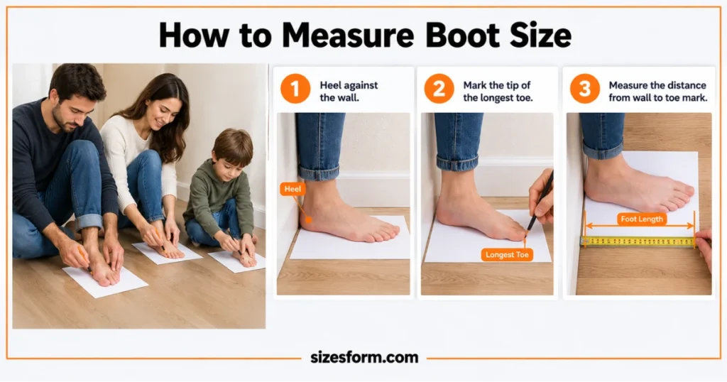 How to Measure Boot Size at Home