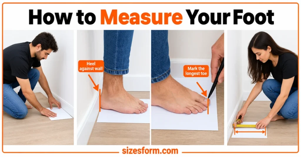 How to Measure Your Foot at Home