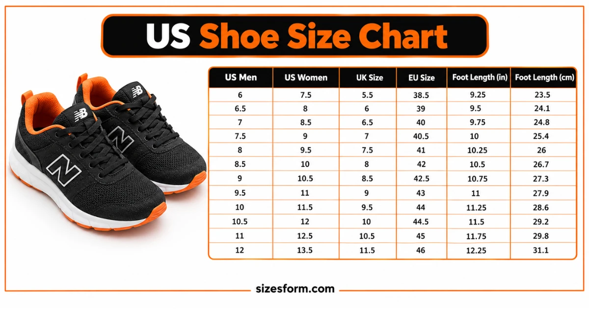 Shoe Size Chart