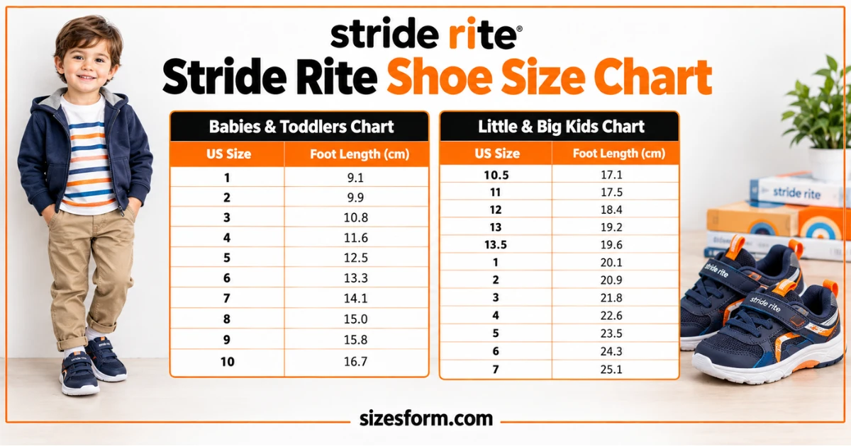 Stride Rite Size Chart